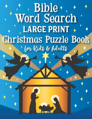 Bible Word Search Large Print Christmas Puzzle ... [Large Print] 1643400274 Book Cover