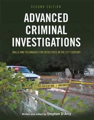 Advanced Criminal Investigations 1516554353 Book Cover