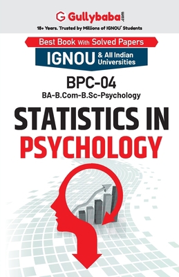 BPC-04 Statistics in Psychology 9385533436 Book Cover