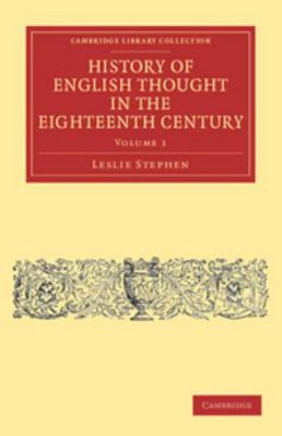 History of English Thought in the Eighteenth Ce... 110804039X Book Cover