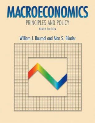 Macroeconomics: Principles and Policy 0030355095 Book Cover