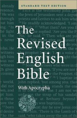 REB Standard Text with Apocrypha Green Hardcove... 0521509408 Book Cover