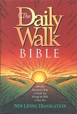 The Daily Walk Bible, New Living Translation 0842332596 Book Cover
