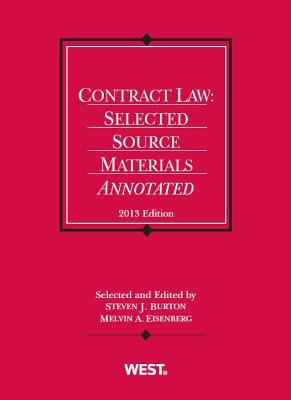 Contract Law: Selected Source Materials Annotat... 0314288457 Book Cover