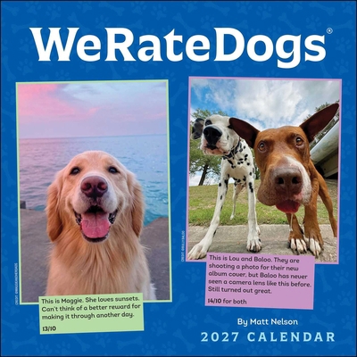 Weratedogs 2027 Wall Calendar B0GF94GYGR Book Cover