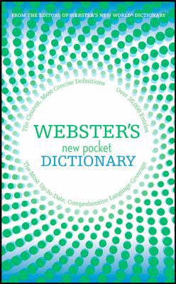 Webster's New Pocket Dictionary 0470383526 Book Cover