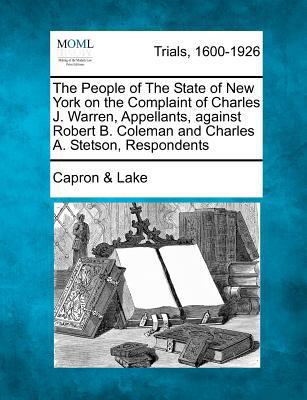 The People of the State of New York on the Comp... 1275070183 Book Cover