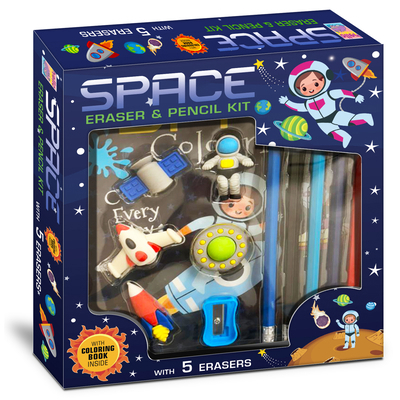 Space Eraser & Pencil Kit 9376896319 Book Cover