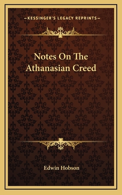 Notes On The Athanasian Creed 1168962021 Book Cover