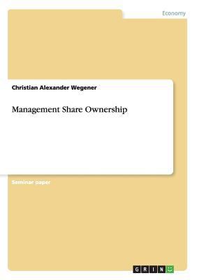 Management Share Ownership 364081472X Book Cover