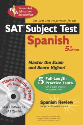 SAT Subject Test(tm) Spanish W/CD [With CD-ROM] [Spanish] 0738602523 Book Cover