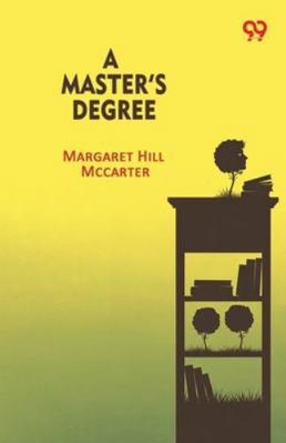 A Master's Degree 9374839083 Book Cover