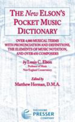 The New Elson’s Pocket Dictionary 1598062298 Book Cover