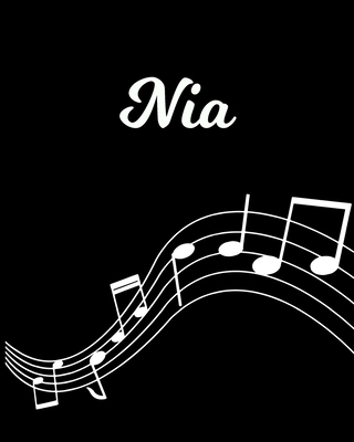 Nia: Sheet Music Note Manuscript Notebook Paper... 1704068428 Book Cover