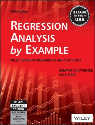 Regression Analysis By Example (Edn 5) By Ali S... 8126545666 Book Cover