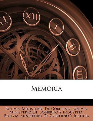 Memoria [Spanish] 1144698162 Book Cover