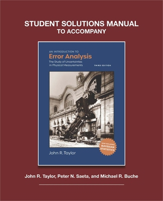 Student Solutions to Accompany Taylor's an Intr... 1940380308 Book Cover
