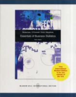 Essentials of Business Statistics. 0071220267 Book Cover