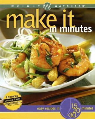 Weight Watchers Make It in Minutes: Easy Recipe... B00676L7SA Book Cover