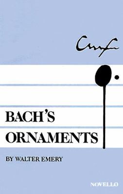 Bach's Ornaments 0853600171 Book Cover
