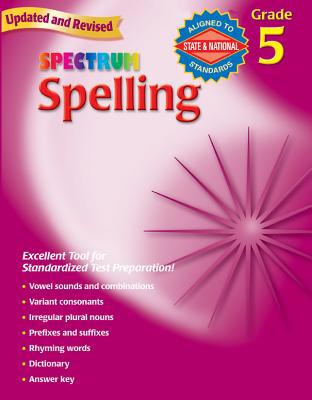Spelling, Grade 5 (Spectrum) 0769652654 Book Cover
