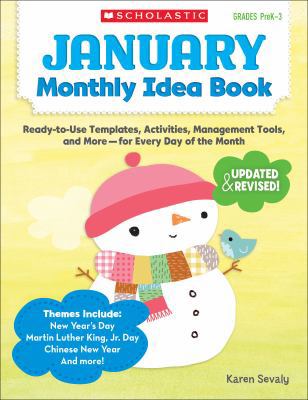 January Monthly Idea Book, Grades Prek-3: Ready... 0545379377 Book Cover