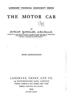 The Motor Car 1534854185 Book Cover