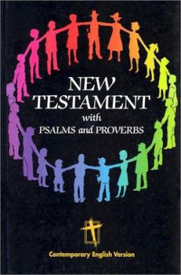 New Testament with Psalms and Proverbs-CEV [Large Print] 1585164437 Book Cover