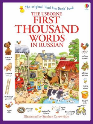 First Thousand Words in Russian (Usborne First ... 1409570169 Book Cover