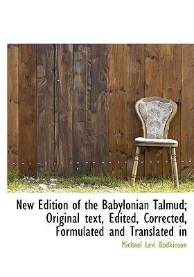 New Edition of the Babylonian Talmud; Original ... 1113843640 Book Cover