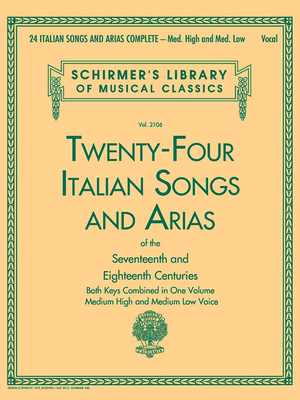 24 Italian Songs & Arias Complete: Medium High ... 1480367230 Book Cover