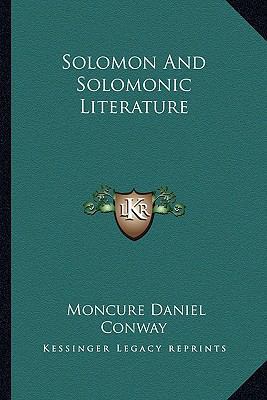 Solomon And Solomonic Literature 1162921838 Book Cover