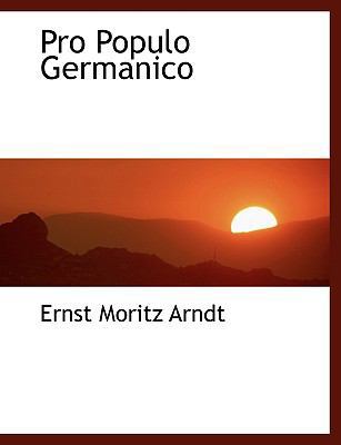 Pro Populo Germanico [Large Print] 1116166844 Book Cover