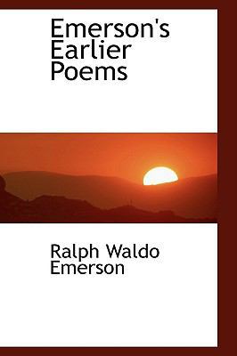 Emerson's Earlier Poems 1103122045 Book Cover