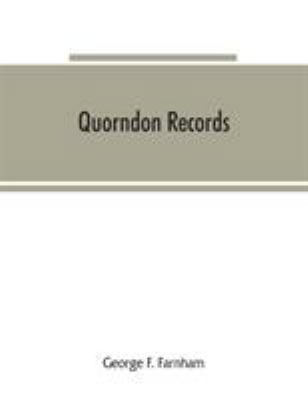 Quorndon records 935386593X Book Cover