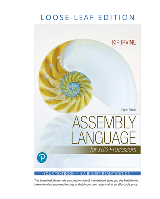Assembly Language for X86 Processors -- Print O... 013538169X Book Cover
