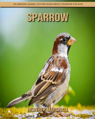 Paperback Sparrow: An Amazing Animal Picture Book about Sparrow for Kids [Large Print] Book
