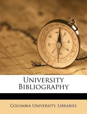 University Bibliography 1248761413 Book Cover