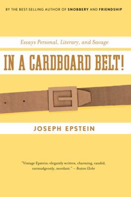 In a Cardboard Belt!: Essays Personal, Literary... 0547085745 Book Cover