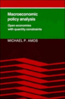 Macroeconomic Policy Analysis 0521343879 Book Cover