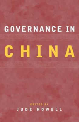 Governance in China 0742519872 Book Cover