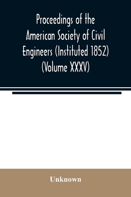 Proceedings of the American Society of Civil En... 9354022464 Book Cover