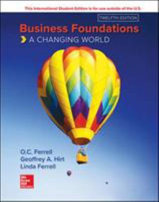 ISE Business Foundations: A Changing World            Book Cover