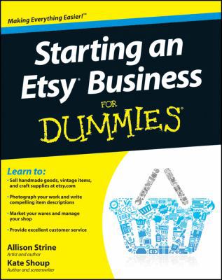 Starting an Etsy Business for Dummies 0470930675 Book Cover