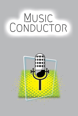 Music Conductor: Lined Sheet Music Notebook & Wide Staff Blank Manuscript Paper | 6 Staves Per Page Notebook / Journal Gift, 100 Pages, 6x9, Yellow Speaker Cover, Matte Finish