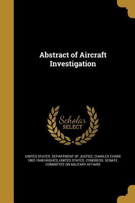 Abstract of Aircraft Investigation 1360060952 Book Cover