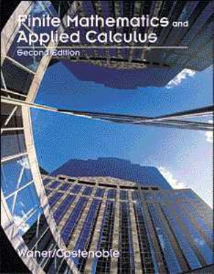 Finite Mathematics and Applied Calculus 0534366309 Book Cover