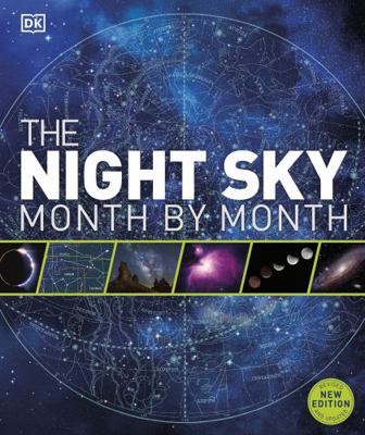 The Night Sky Month by Month 0241471125 Book Cover