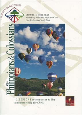 Life Application Bible Studies: Philippians & C... 0842334068 Book Cover