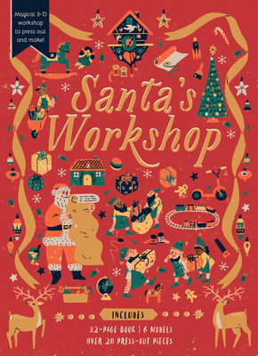 Santa's Workshop: Magical 3-D Workshop to Press... 1836001029 Book Cover